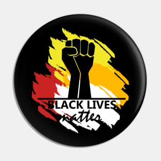 Black Lives Matter Fire Pin