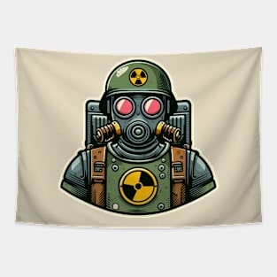 Radioactive WWII soldier Tapestry