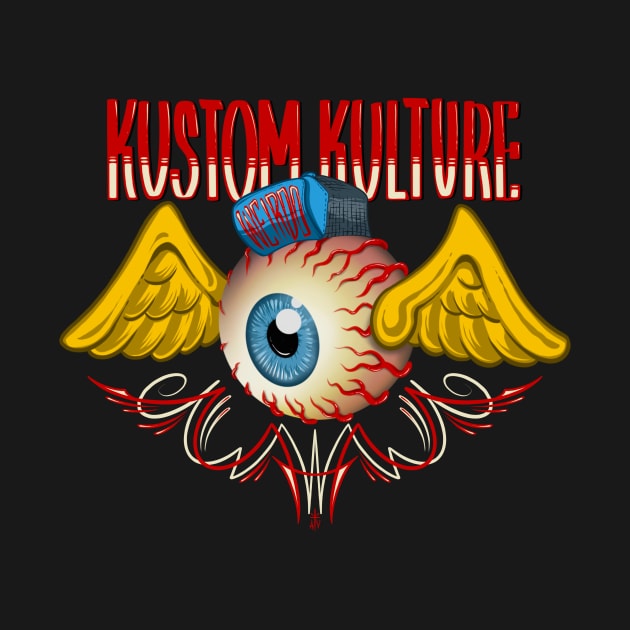 Kustom kulture by Il villano lowbrow art