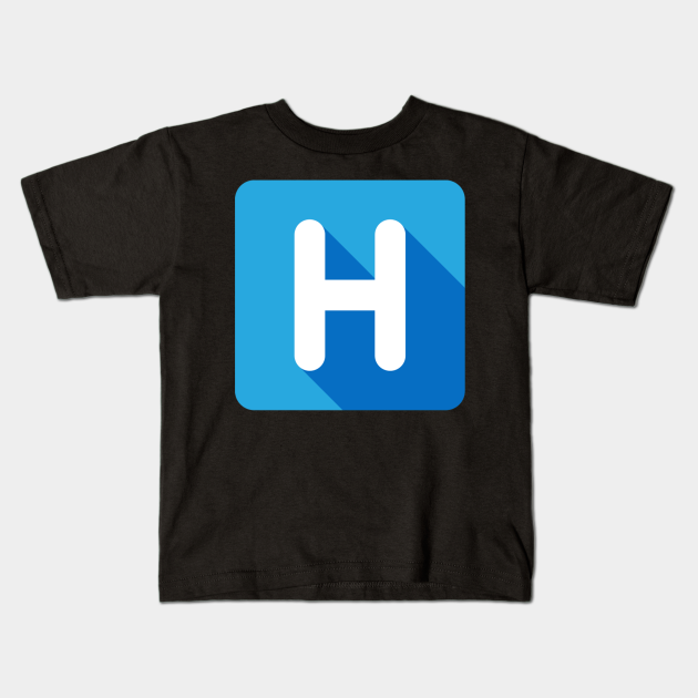 Letter H - Colorful Alphabet Letter Box - Letter H - Kids T-Shirt ...