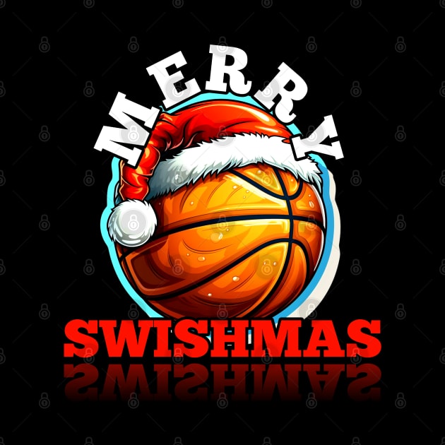 Merry Swishmas Basketball Christmas by MaystarUniverse