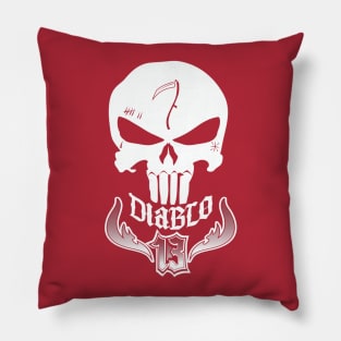 Diablo tattoo 2 Pillow