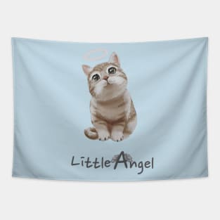 Little Angel Cat Tapestry