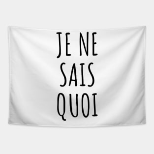 "Je ne sais quoi" French Language French Expression French Saying Modern Minimalist Aesthetic Tapestry