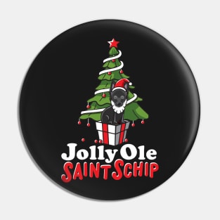 Jolly Ole Saint Schip - Schipperke Christmas! Pin