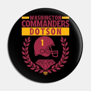 Washington Commanders Dotson 1 Edition 2 Pin