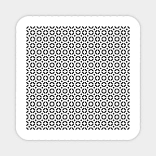 Seamless Pattern IV Black and White Magnet