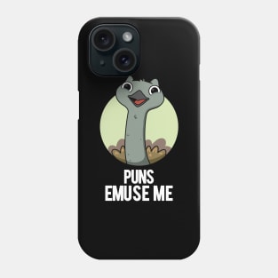 Puns Emuse Me Funny Emu Pun Phone Case