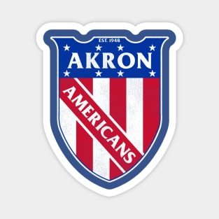 Defunct Akron Americans Hockey Team Magnet