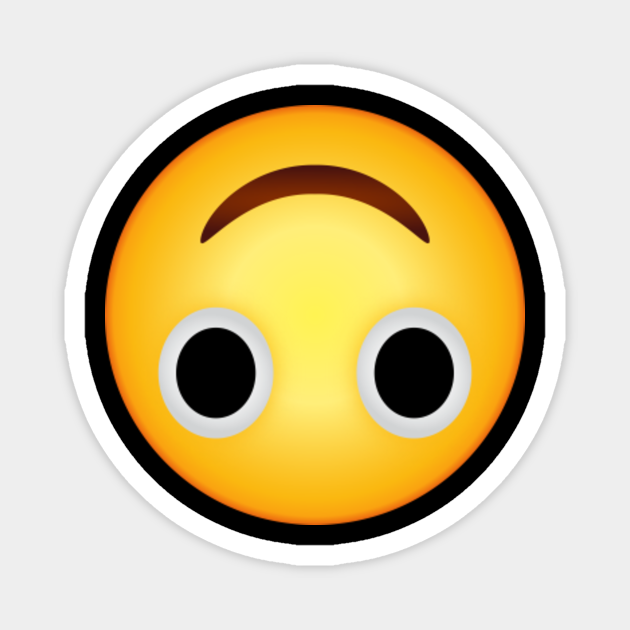 UpsideDown Face Emoji Design Emoji Face TeePublic