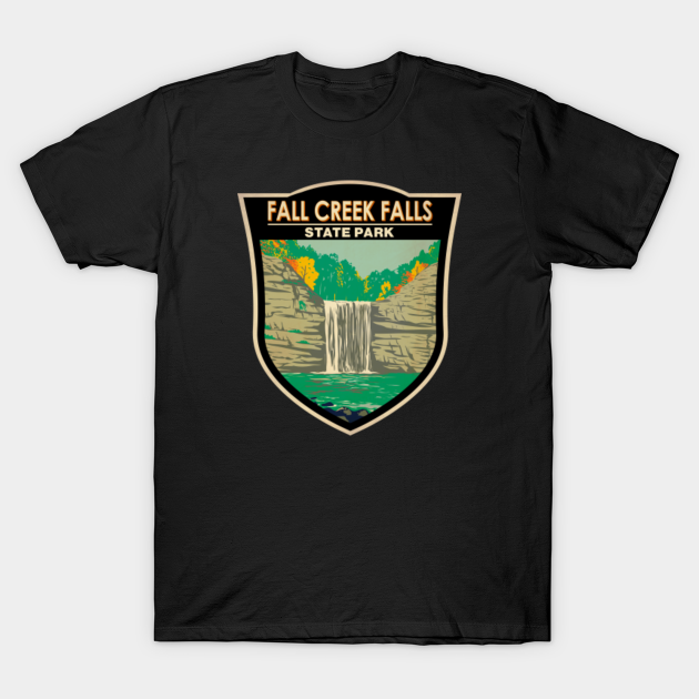 Discover Fall Creek Falls State Park Tennessee Badge - Fall Creek Falls State Park - T-Shirt