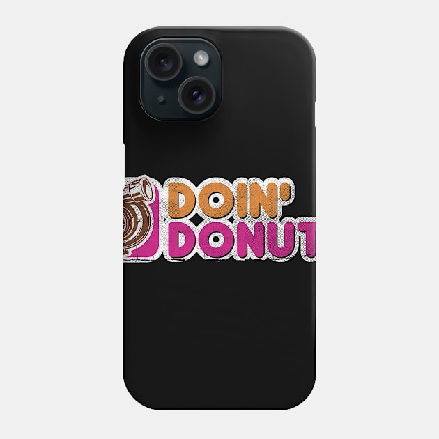 Doin' Donuts Drift Racing Shirt Phone Case by Dailygrind