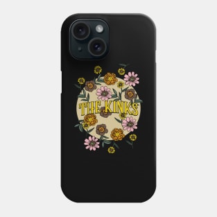 Kinks Name Personalized Flower Retro Floral 80s 90s Name Style Phone Case