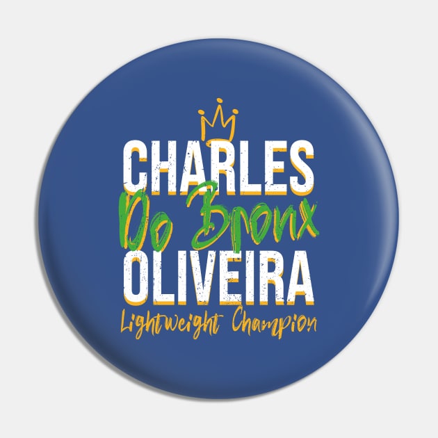 Charles Oliveira - Lightweight Champion Pin by TopGameBJJ