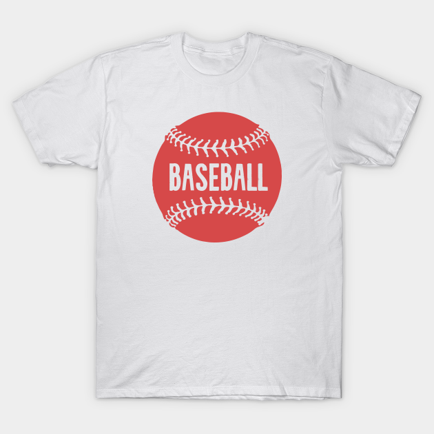 Discover Vintage Retro Baseball Inside Baseball (Red) - Baseball - T-Shirt