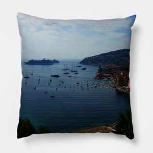 Villefranche  Bay Pillow