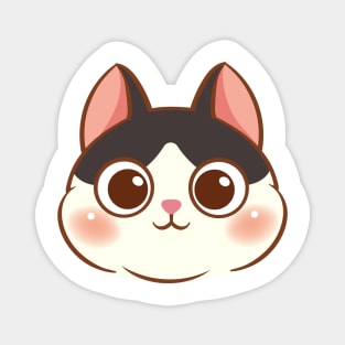 Cartoon cute cat face Magnet