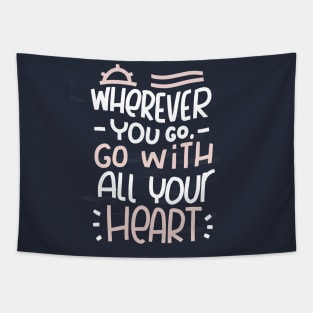 Kindness Life Quote Tapestry