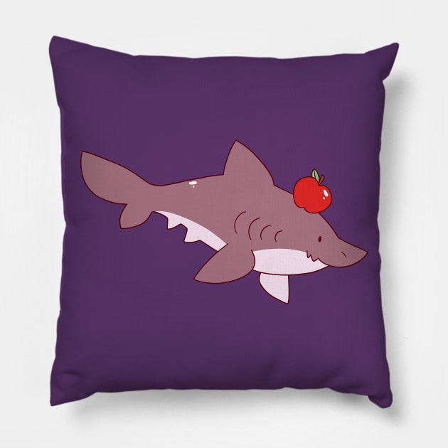 Apple Shark Pillow by saradaboru