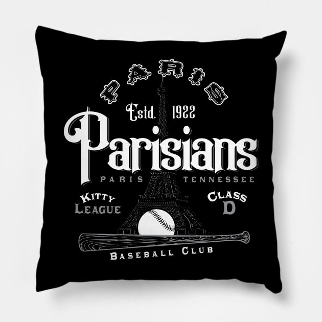 Paris Parisians Pillow by MindsparkCreative