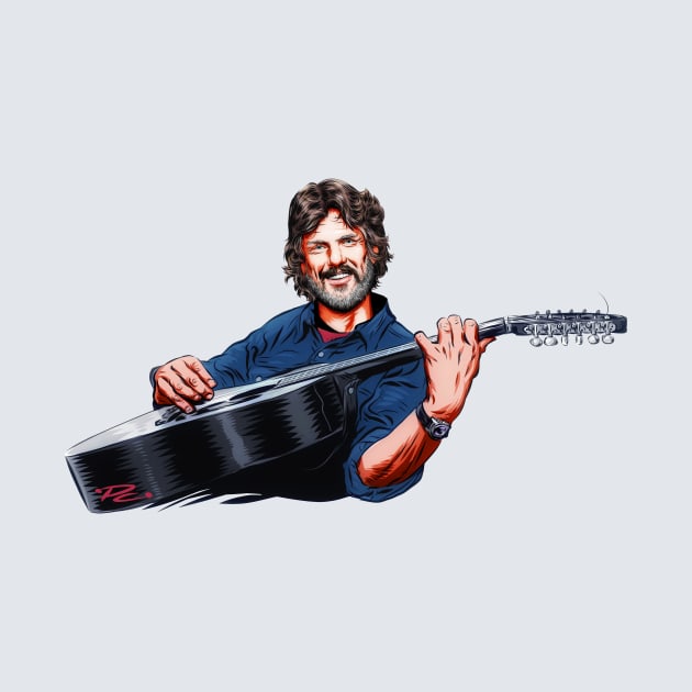 Kris Kristofferson - An illustration by Paul Cemmick by PLAYDIGITAL2020