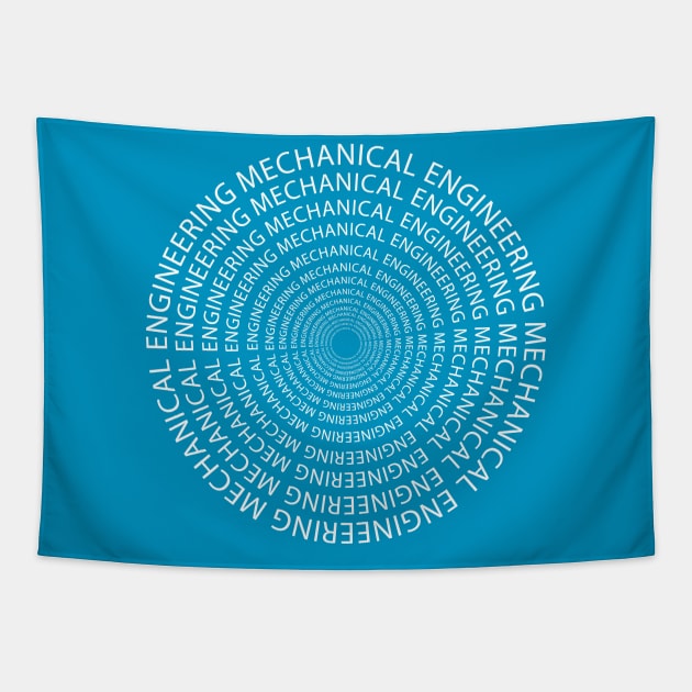 mechanical engineering with logo t-shirt Tapestry by PrisDesign99