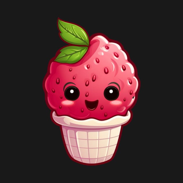 raspberry ice cream by hnueng111