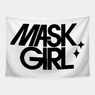 Mask Girl Tapestry