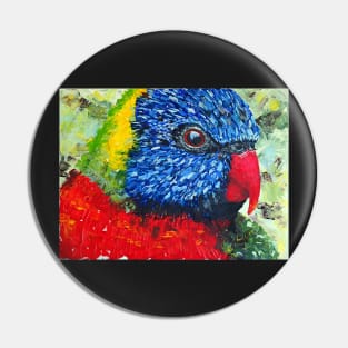 Rainbow Lorikeet - Acrylic Pin