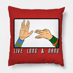 Live long and nanu Pillow