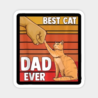 Best Cat Dad Ever Cat Lovers Magnet