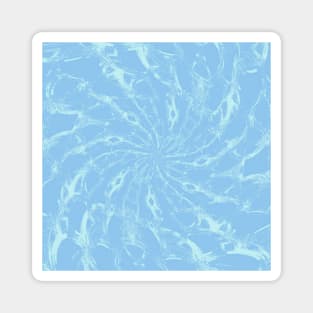 Pool Tie Dye Floral Flower Magnet