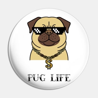 Pug Life By Lamaj Pin