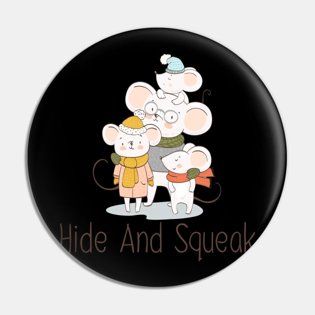 Hide Squeak Mice Family Funny Cute Rodents Pin by Mellowdellow