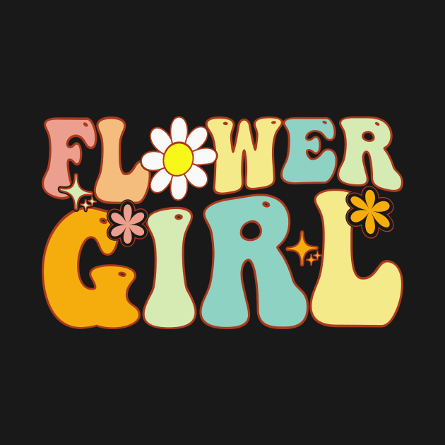 Groovy Flower Girl A Bridesmaid Proposal Flower Girl Toddler by Merchby Khaled