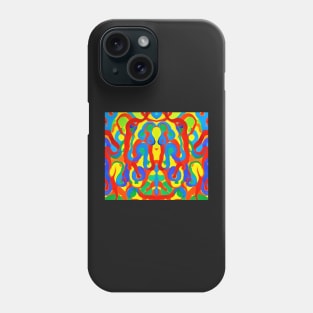 Multicolored Aesthetic - Abstract Symmetrical Watercolor Pattern Phone Case