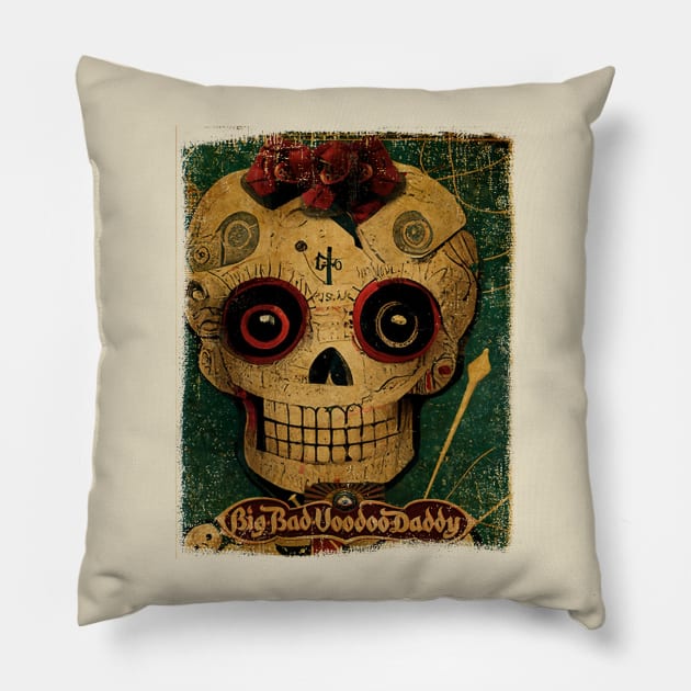 Big Bod Voodoo daddy Pillow by ArtGaul