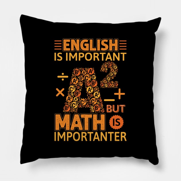 FUNNY MATHS Pillow by ScritchDesigns