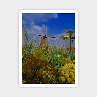 Windmill. Kinderdijk, Netherlands Magnet