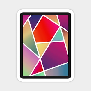 Colorblock Gradients Magnet