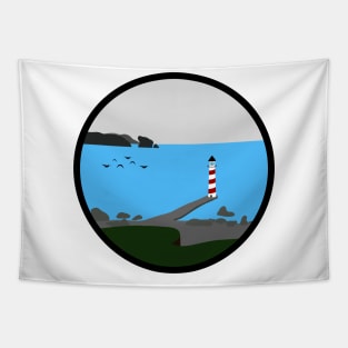 Minimalist Landscape Tapestry