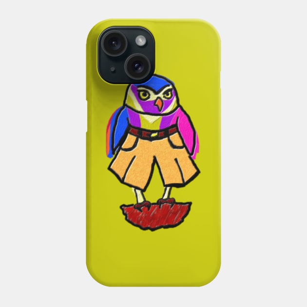 Hero Owl Phone Case by Jan4insight TeeStore