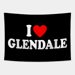 I heart Glendale Tapestry