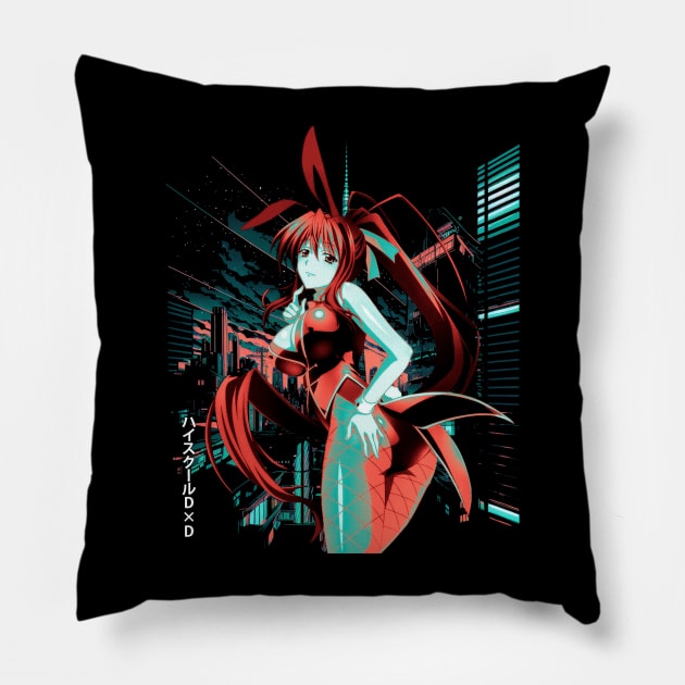 The Path of the Red Dragon High School DxD Journey Shirt Pillow by Thunder Lighthouse