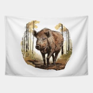 Wild Boar Tapestry