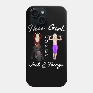 This Girl Loves Just Two Things Phone Case