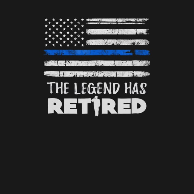 The Legend Has Retired Police Officer Retirement Gift by Sinclairmccallsavd