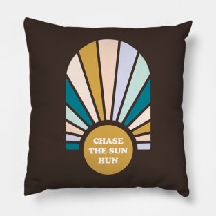 Chase the Sun Hun Pillow