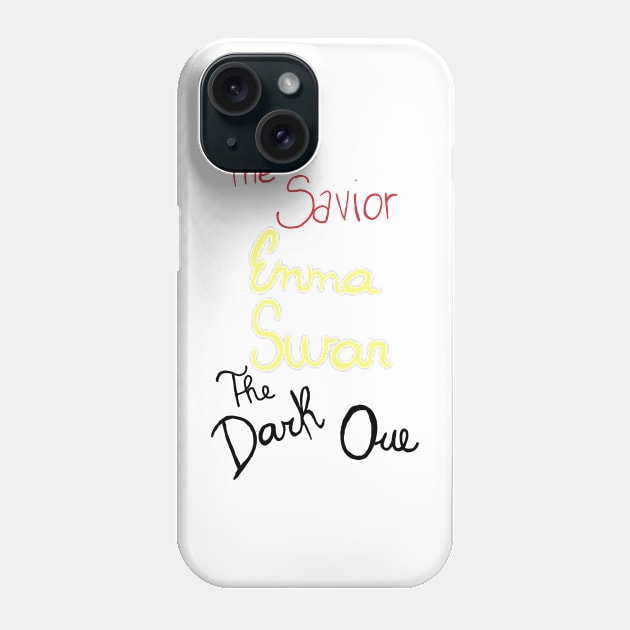 Two sides of Emma Swan Phone Case by cristinaandmer