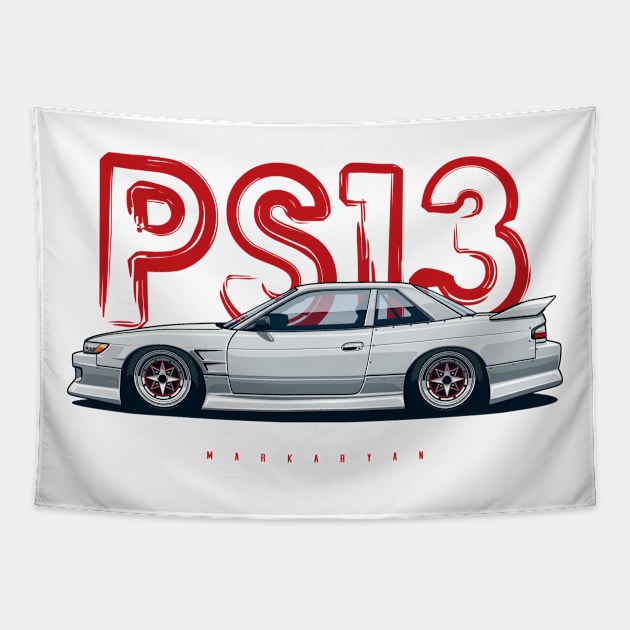 Silvia PS13 Tapestry by Markaryan